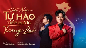 Ca khúc “Việt Nam-Tự hào tiếp bước tương lai” đánh dấu lần đầu tiên nhạc sĩ Nguyễn Văn Chung hợp tác với ca sĩ Tùng Dương.