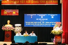 Quang cảnh buổi hội thảo. (Ảnh: MẠNH HẢO)