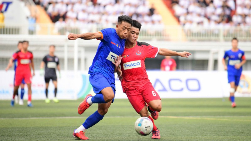 Trận chung kết của giải đấu diễn ra hấp dẫn, cống hiến cho khán giả một trận đấu hay. (Ảnh: QUANG ĐỊNH)