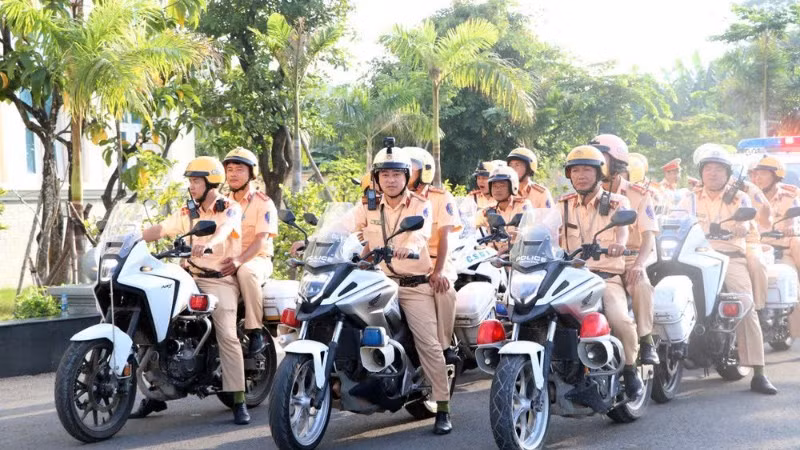 Cảnh sát giao thông Thành phố Hồ Chí Minh. 