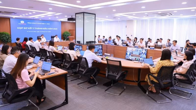 Toàn cảnh Hội nghị sơ kết công tác 7 tháng đầu năm 2025 của Tổng Công ty.
