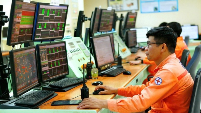 Phòng điều khiển Nhà máy Nhiệt điện Mông Dương 1.