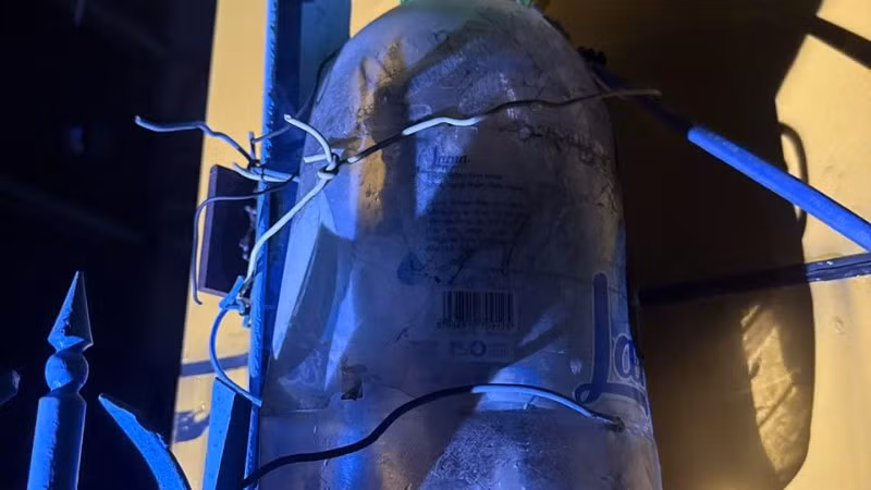 Vị trí thiết bị nghi bị rò rỉ điện dẫn đến vụ tai nạn đáng tiếc. 