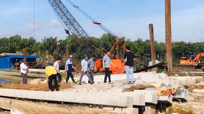 Một dự án chỉnh trang đô thị trên địa bàn xã Nhà Bè.