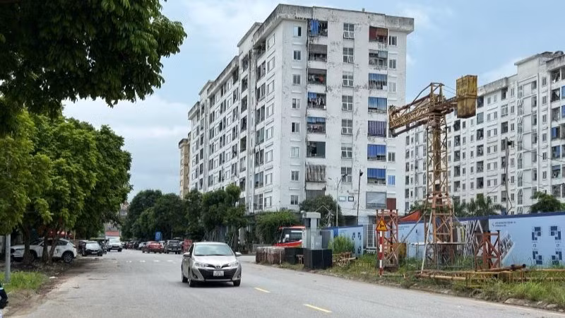 Khu nhà ở xã hội ở phường Phố Hiến, tỉnh Hưng Yên.