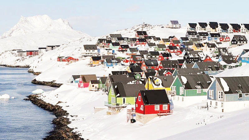 Thủ phủ Nuuk của Greenland. (Ảnh: Tân Hoa xã)