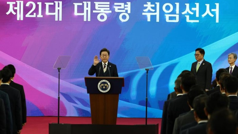 Tổng thống Hàn Quốc Lee Jae Myung. (Ảnh: Tân Hoa xã)