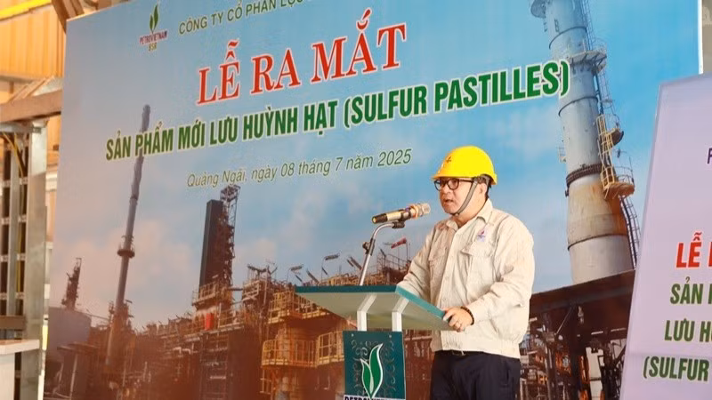 Tổng Giám đốc BSR Nguyễn Việt Thắng phát biểu tại buổi lễ.