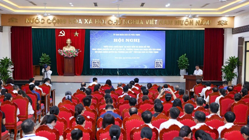 Quang cảnh hội nghị. (Ảnh: ĐẠI THẮNG)