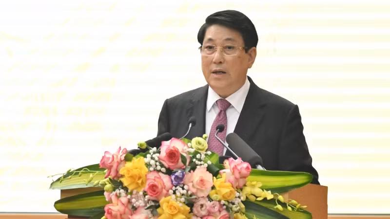 Chủ tịch nước Lương Cường và đoàn công tác Trung ương đã tới thăm, động viên và chúc Tết tại Phú Thọ. (Ảnh: THỦY NGUYÊN)