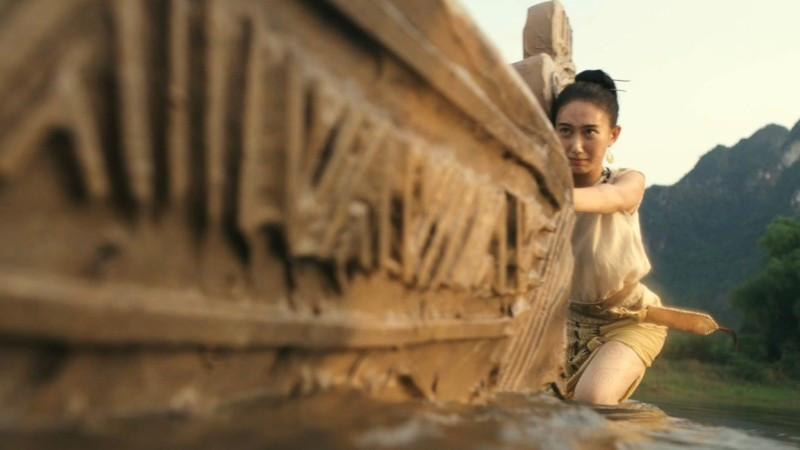 Phim "Huyền tình Dạ Trạch" khai thác các chất liệu lịch sử, văn hóa, tái hiện phần nào cuộc sống của cư dân Việt cổ ven sông Hồng.