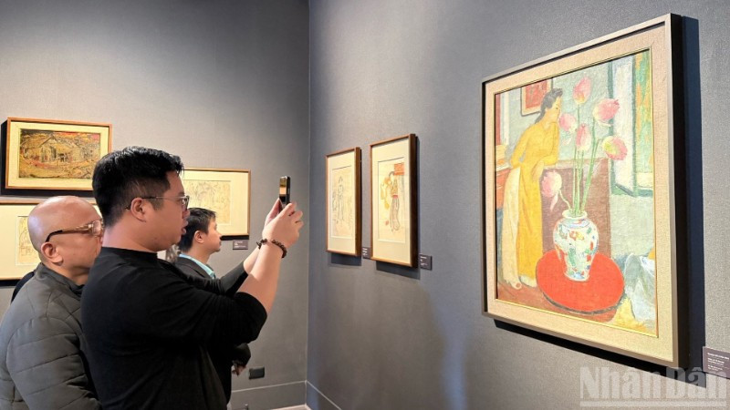 Không gian chuyên đề giới thiệu tới công chúng những tác phẩm xuất sắc và quý giá của danh họa Tô Ngọc Vân.