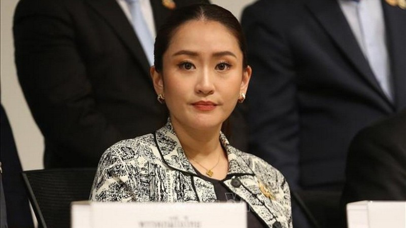 Cựu thủ tướng Thái Lan Paetongtarn Shinawatra. (Ảnh: THX/TTXVN)