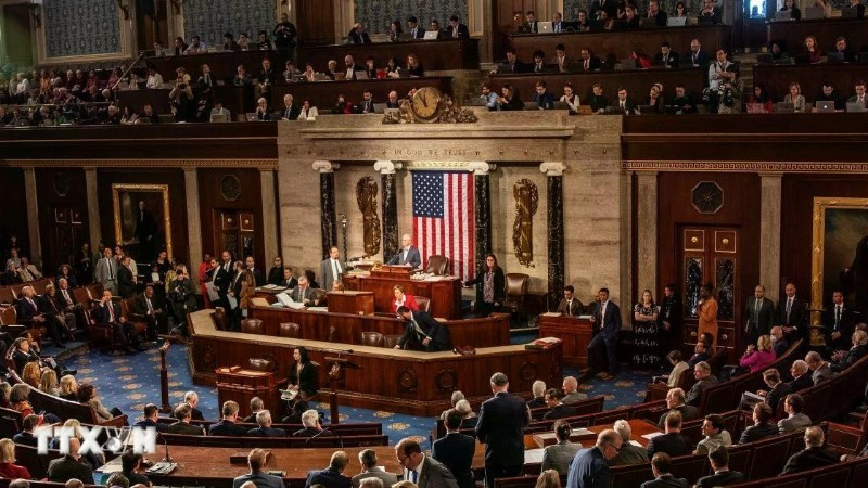 Quang cảnh một phiên họp Hạ viện Mỹ ở Washington, DC. (Ảnh minh họa: THX/TTXVN)