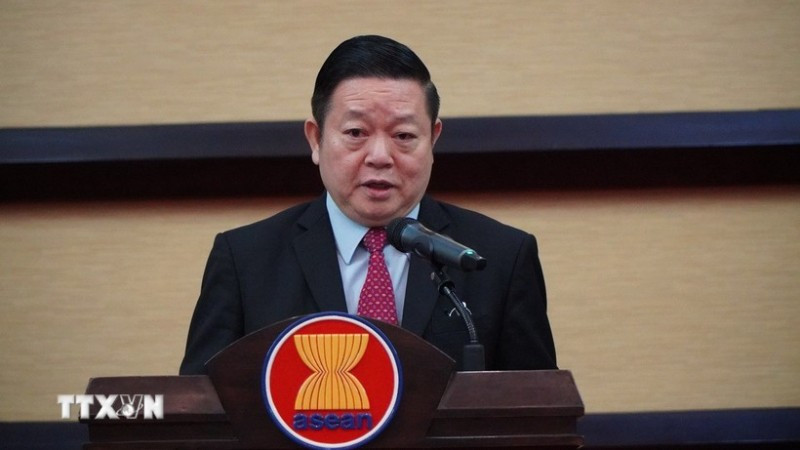 Tổng Thư ký ASEAN Kao Kim Hourn. (Ảnh: Đào Trang/TTXVN)