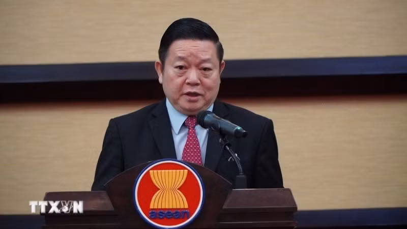 Tổng Thư ký ASEAN Kao Kim Hourn. (Ảnh: Đào Trang/TTXVN)