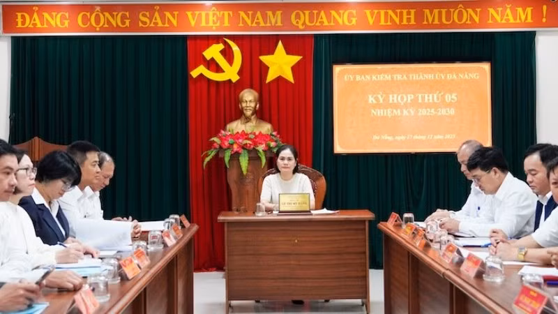 Ủy ban Kiểm tra Thành ủy Đà Nẵng nhiệm kỳ 2025-2030 vừa tổ chức họp kỳ thứ 5. (Ảnh: Ủy ban Kiểm tra Thành ủy Đà Nẵng)