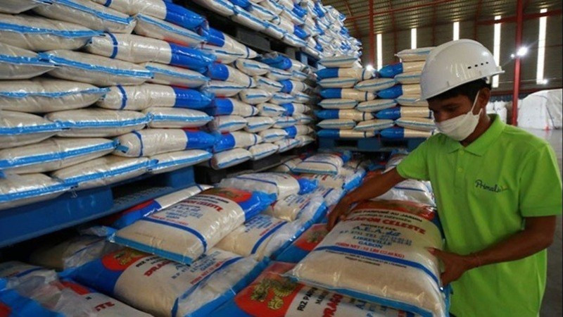 Campuchia dự kiến xuất khẩu được 900.000 tấn gạo trong năm 2025 (Ảnh: Khmer Times)