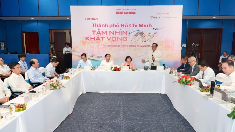 Thành phố Hồ Chí Minh - Tầm nhìn mới, khát vọng mới 1 Quang cảnh hội thảo.
