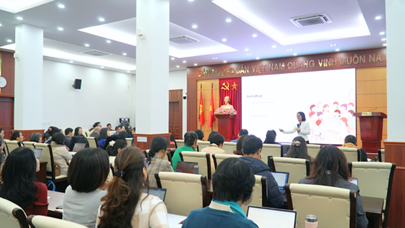 Toàn cảnh hội thảo "Phối hợp thúc đẩy các mô hình giáo dục hòa nhập cho học sinh khuyết tật tại Việt Nam".