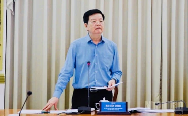 Phó Thủ tướng Chính phủ Mai Văn Chính phát biểu tại buổi làm việc.