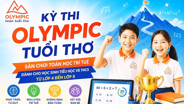 Kỳ thi Olympic Toán Tuổi thơ 2026