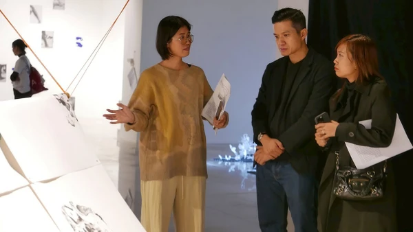 Một góc triển lãm.