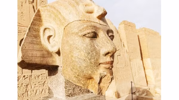 Phục chế thành công đầu tượng Pharaoh Ramses II