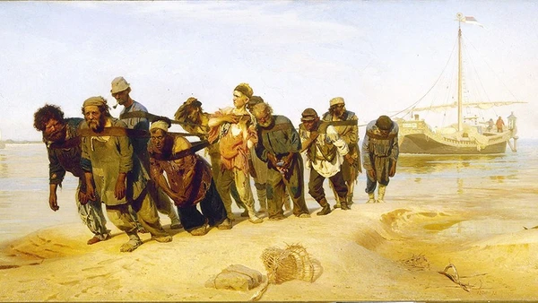 Bức tranh gốc của họa sĩ Ilya Repin. Ảnh: GETTYIMAGES