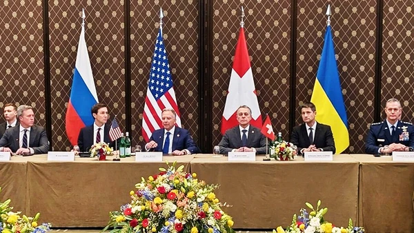 Vòng đàm phán mới nhất giữa Nga, Mỹ và Ukraine tại Geneva. Ảnh: GETTYIMAGES