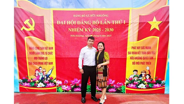 Vợ, chồng Vi Thị Nhiên và Lương Văn Hợp.