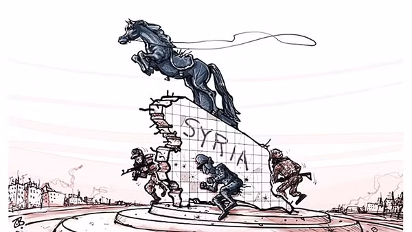 Biếm họa: EMAD HAJJAJ