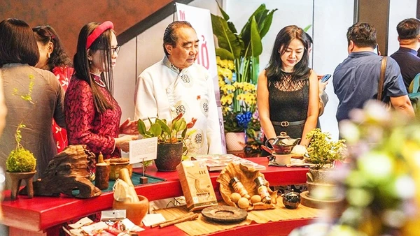 Phở Museum kể lại hành trình 100 năm phở Việt bằng nhiều chất liệu độc đáo. Ảnh: BẢO TÀNG CUNG CẤP