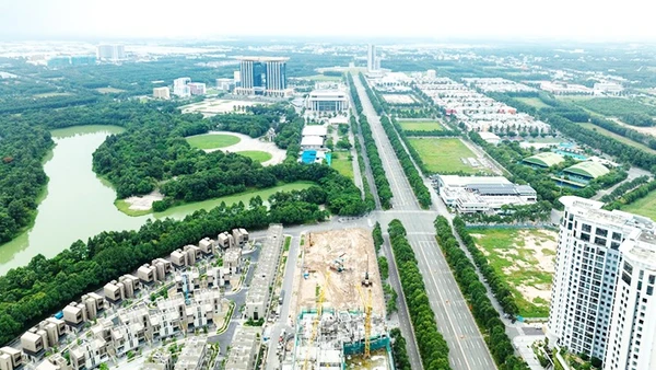 Nhiều dự án bất động sản xanh đang được triển khai ở TP Hồ Chí Minh.