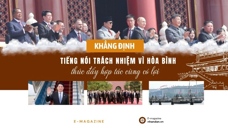 Khẳng định tiếng nói trách nhiệm vì hòa bình, thúc đẩy hợp tác cùng có lợi