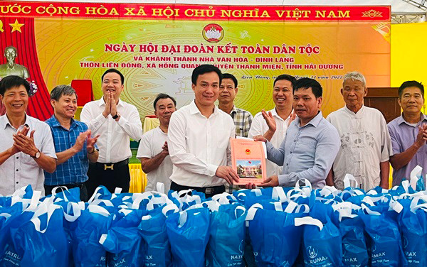 Ngày hội đại đoàn kết toàn dân tộc tại huyện Thanh Miện.