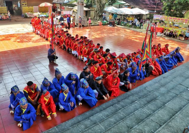 Chữ Hạ tại nghi lễ kéo chữ