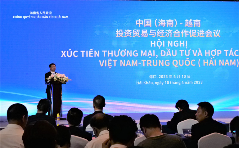 Sự kiện thu hút sự tham gia của nhiều doanh nghiệp hai nước. (Ảnh: HỮU HƯNG)