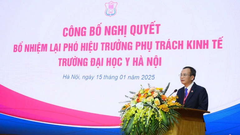 TS Phạm Xuân Thắng phát biểu ý kiến tại buổi lễ.