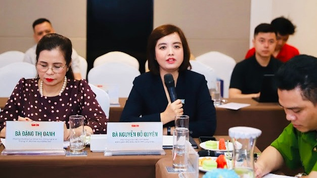 Phó Tổng giám đốc FPT Retail kiêm Giám đốc Điều hành FPT Long Châu Nguyễn Đỗ Quyên chia sẻ tại tọa đàm