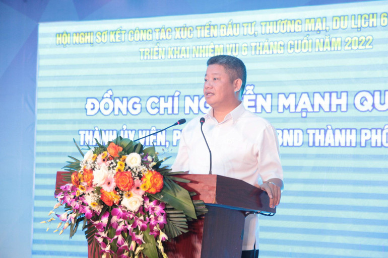 Phó Chủ tịch UBND TP Hà Nội Nguyễn Mạnh Quyền phát biểu tại sự kiện.