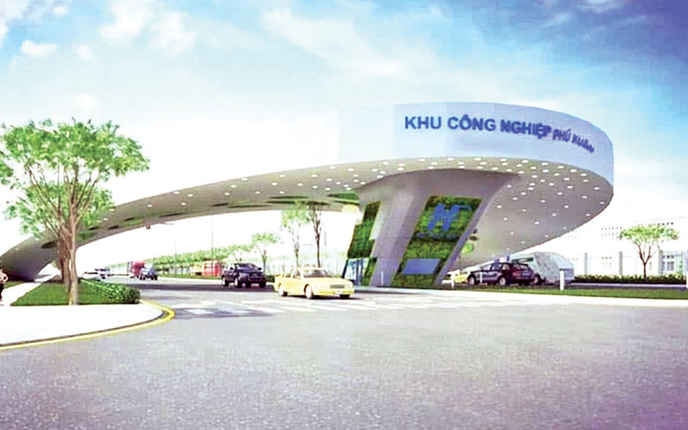 Phối cảnh Dự án đầu tư xây dựng và kinh doanh kết cấu hạ tầng Khu công nghiệp Phú Xuân, tỉnh Đắk Lắk.