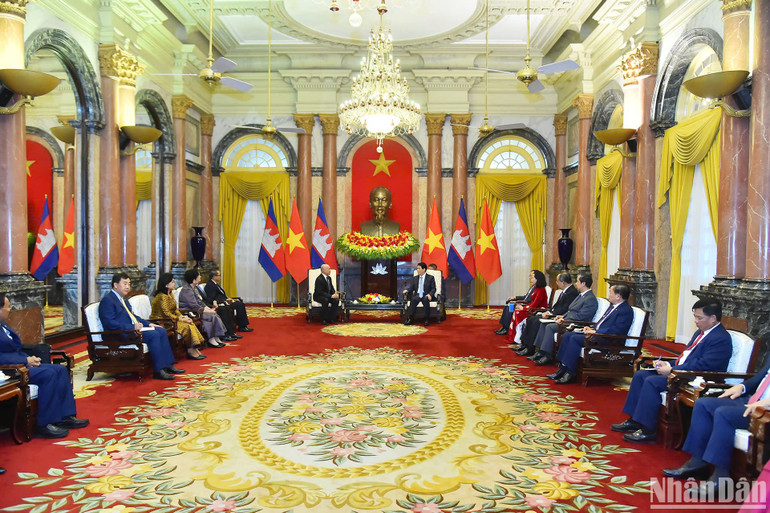 Toàn cảnh cuộc hội kiến.