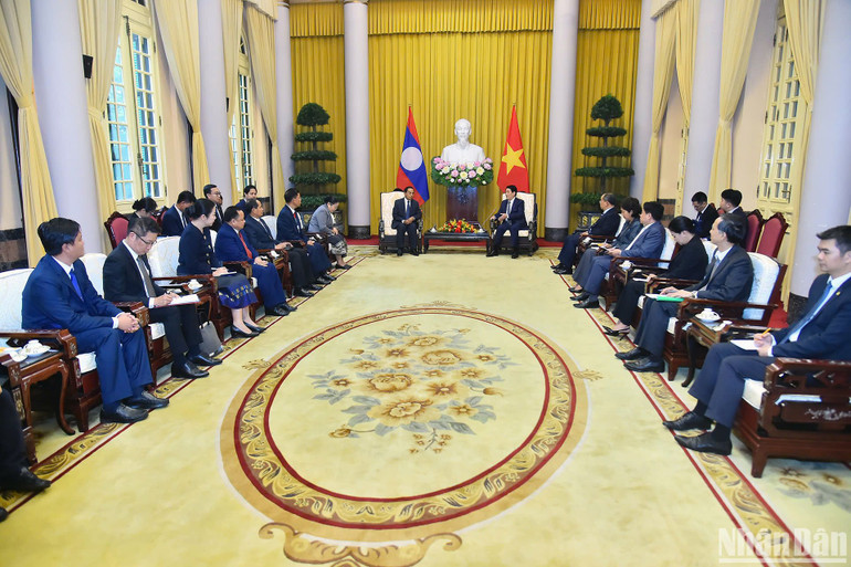 Toàn cảnh buổi tiếp Toàn cảnh buổi tiếp