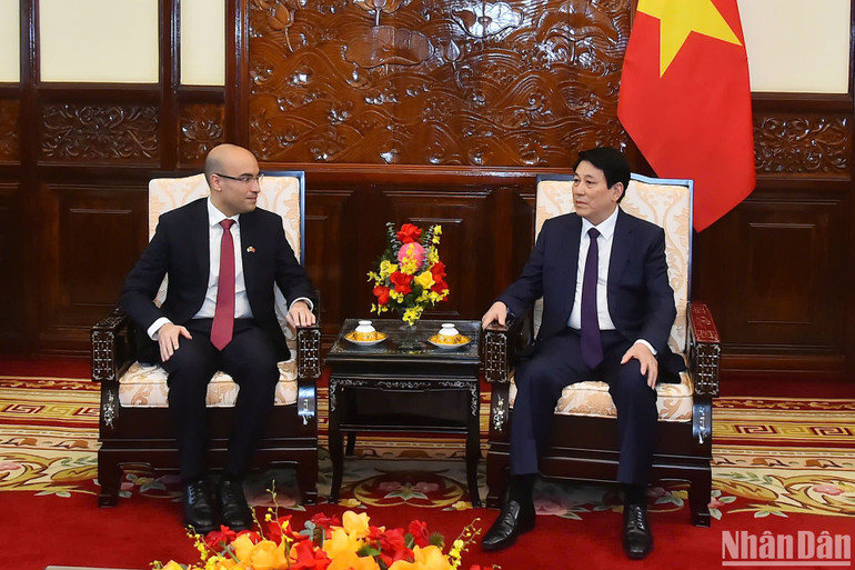 Chủ tịch nước Lương Cường tiếp Đại sứ Algeria tại Việt Nam