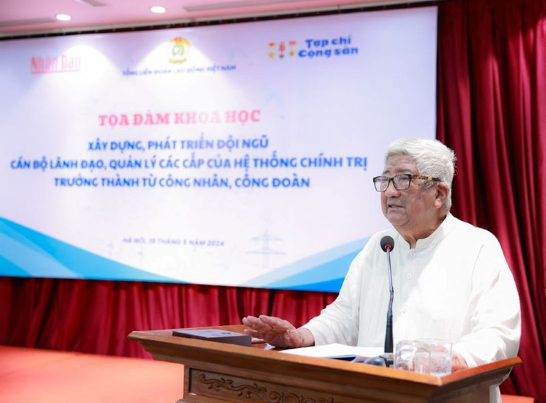 Đồng chí Phạm Thế Duyệt phát biểu tại Tọa đàm. Đồng chí Phạm Thế Duyệt phát biểu tại Tọa đàm.