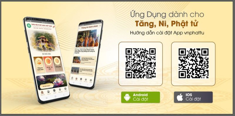 Ứng dụng dành cho tăng ni, phật tử.