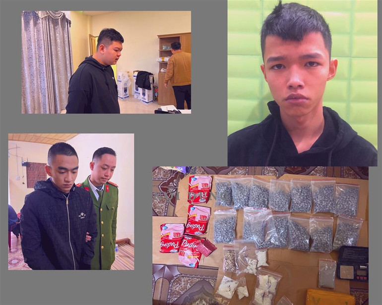 Bắt giữ 3 đối tượng và tang vật 10kg ma túy tổng hợp do lực lượng phòng, chống ma túy Công an tỉnh Quảng Bình điều tra, phá án.