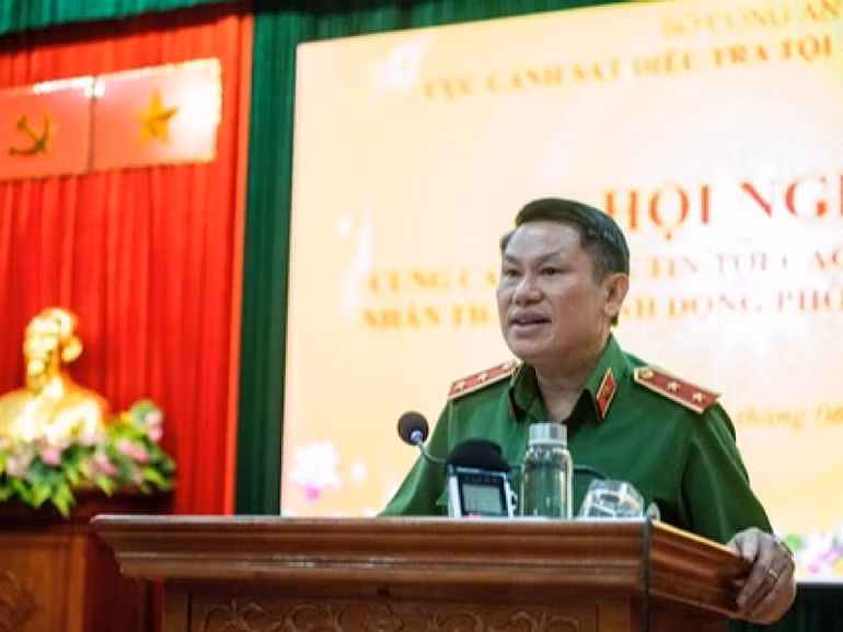 Trung tướng Nguyễn Văn Viện, Cục trưởng Cục Cảnh sát điều tra tội phạm về ma túy.