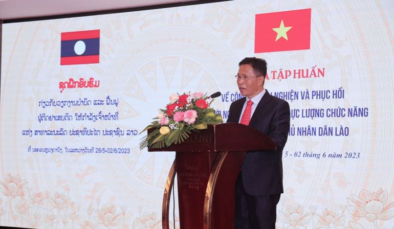 Đại tá Vongxay Phanthavong, Phó Tổng Thư ký Ủy ban quốc gia phòng, chống và kiểm soát ma túy Lào.